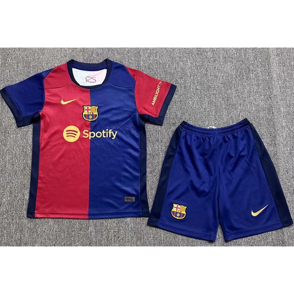 Camiseta Barcelona Replica Primera Ropa All Sponsors Niño 2024/25